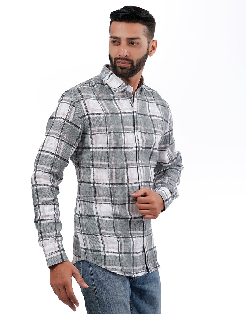 JUTE CHEX SHIRT