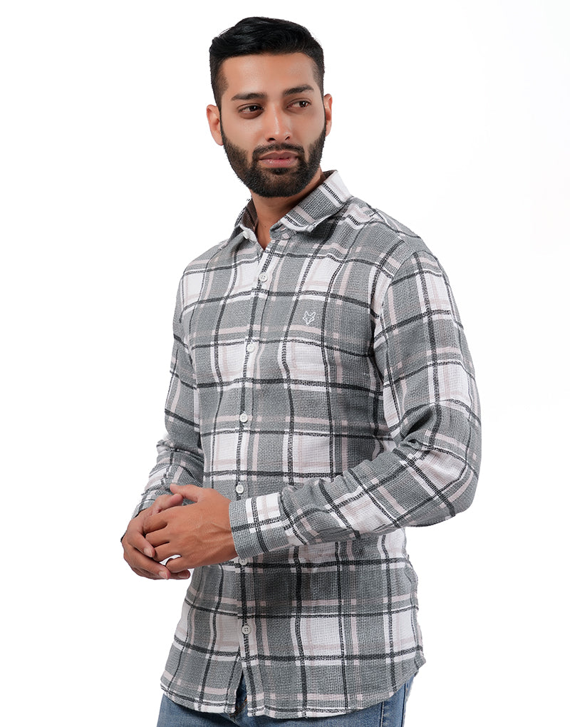 JUTE CHEX SHIRT