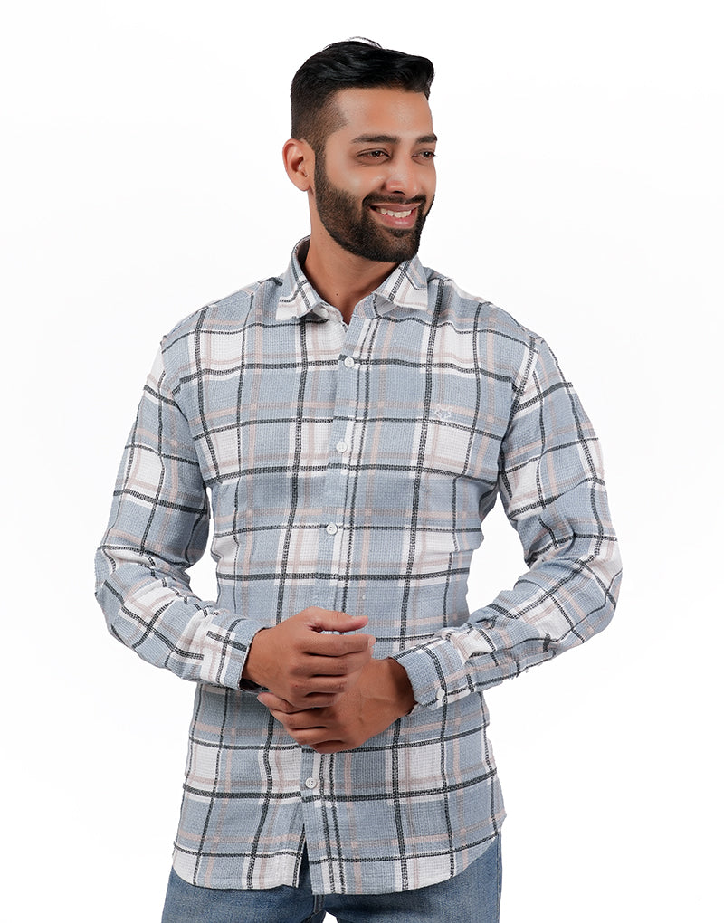 JUTE CHEX SHIRT