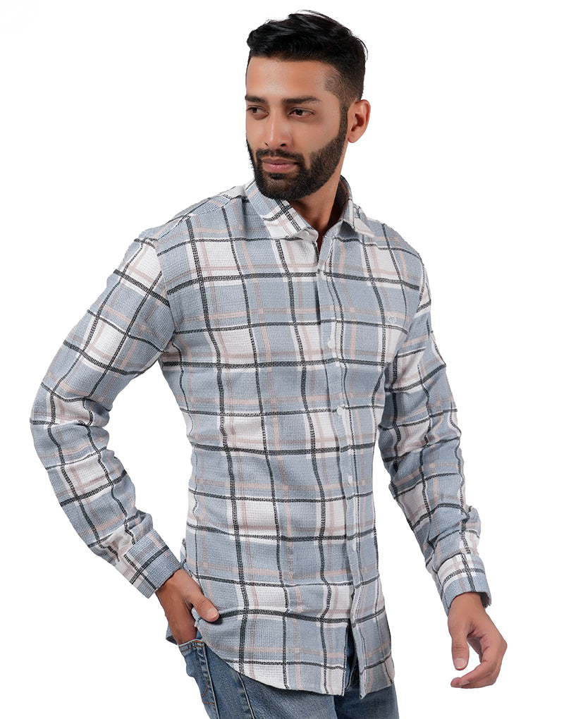 JUTE CHEX SHIRT