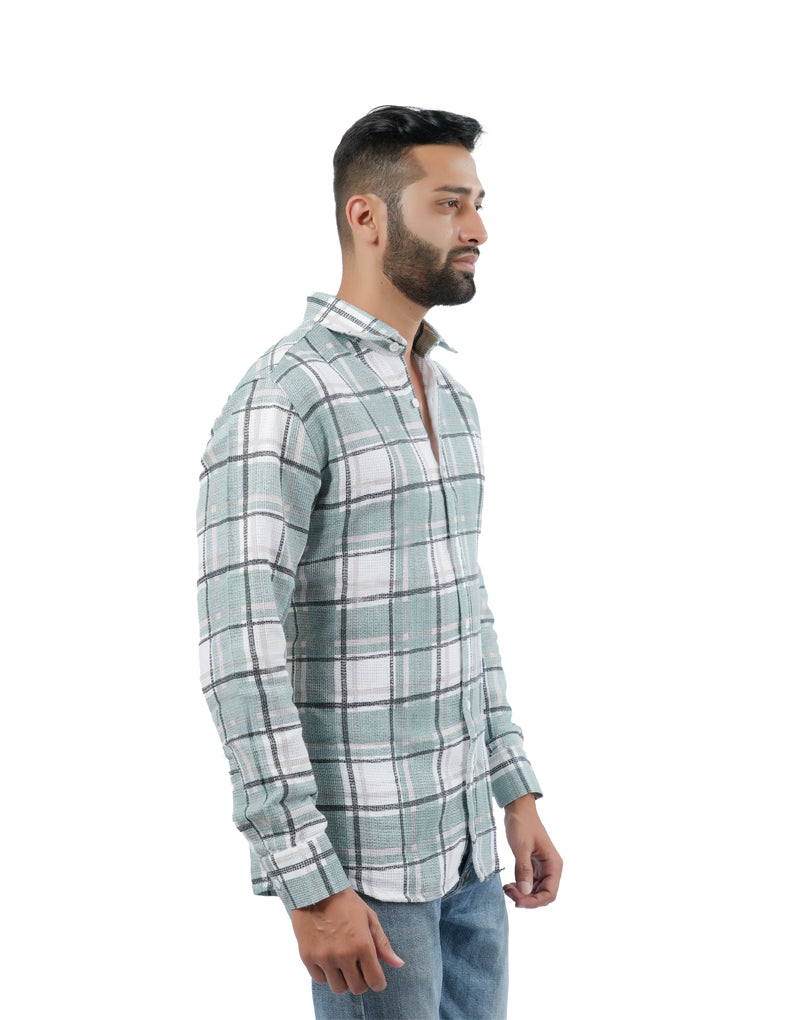 JUTE CHEX SHIRT