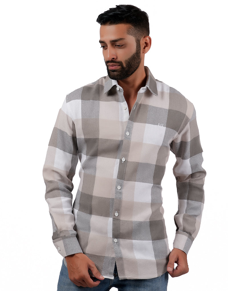JUTE CHEX SHIRT