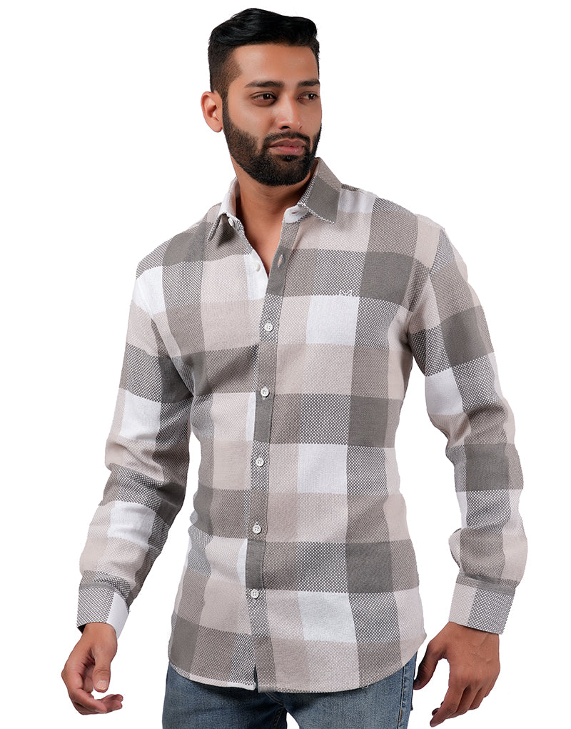 JUTE CHEX SHIRT
