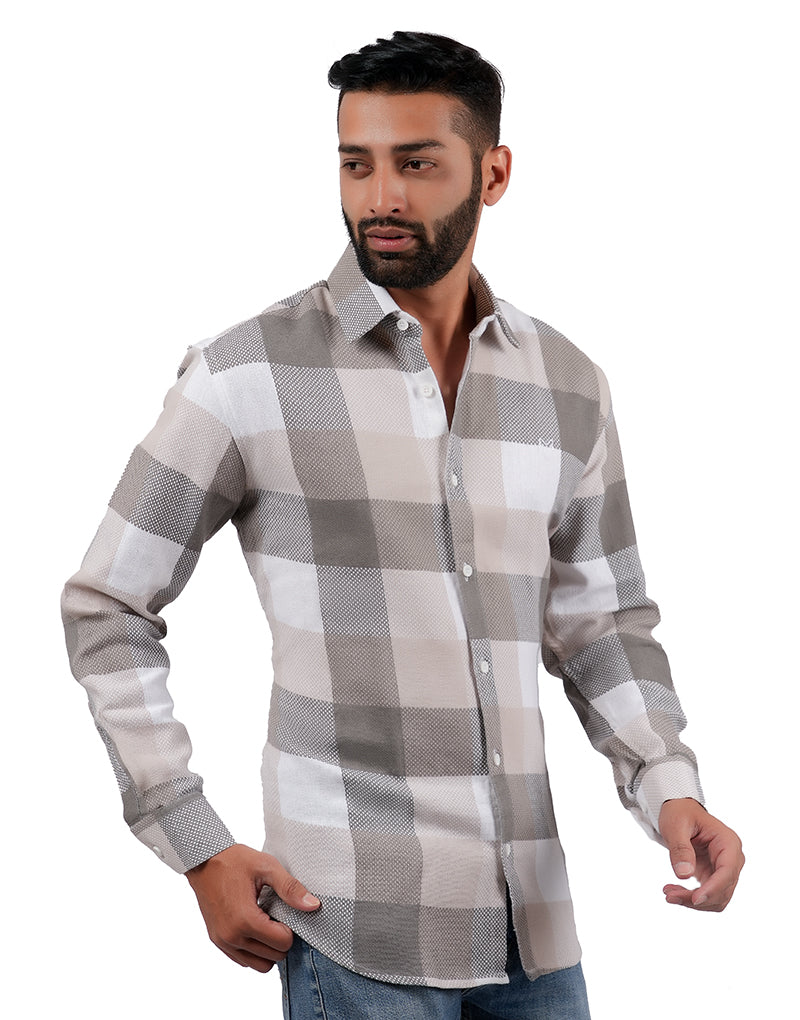 JUTE CHEX SHIRT
