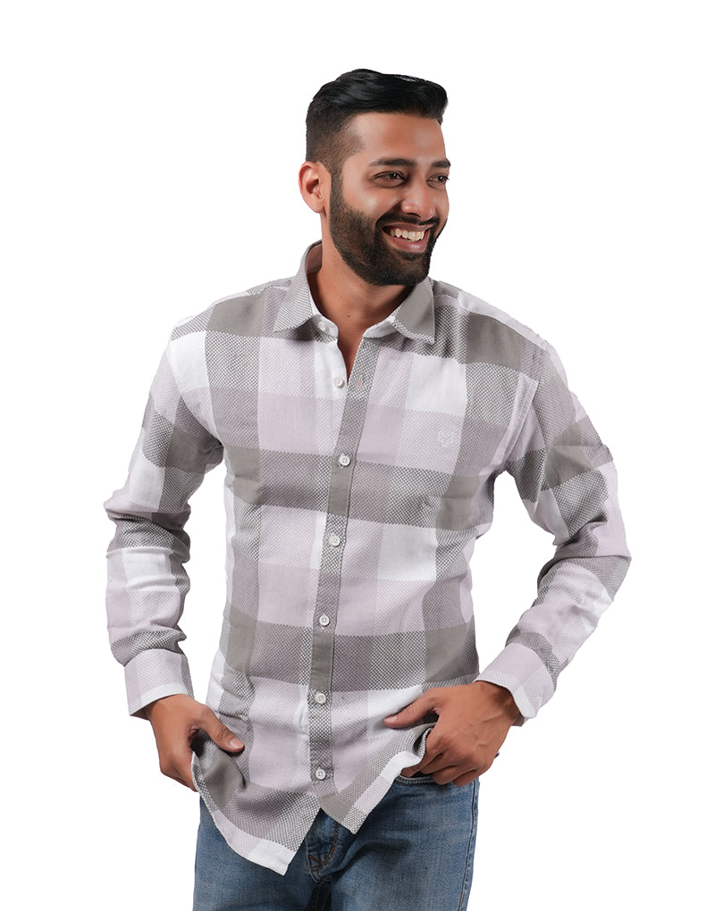 JUTE CHEX SHIRT