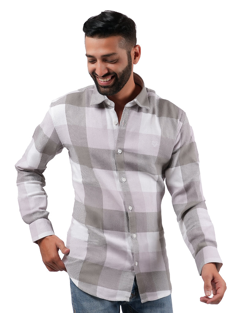 JUTE CHEX SHIRT