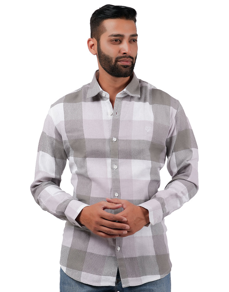 JUTE CHEX SHIRT