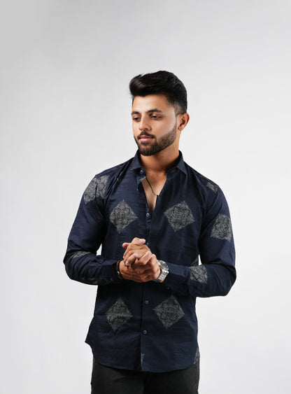 JECARD PRINT SHIRT