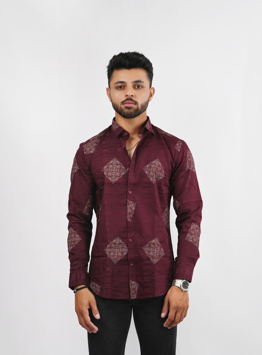 JECARD PRINT SHIRT