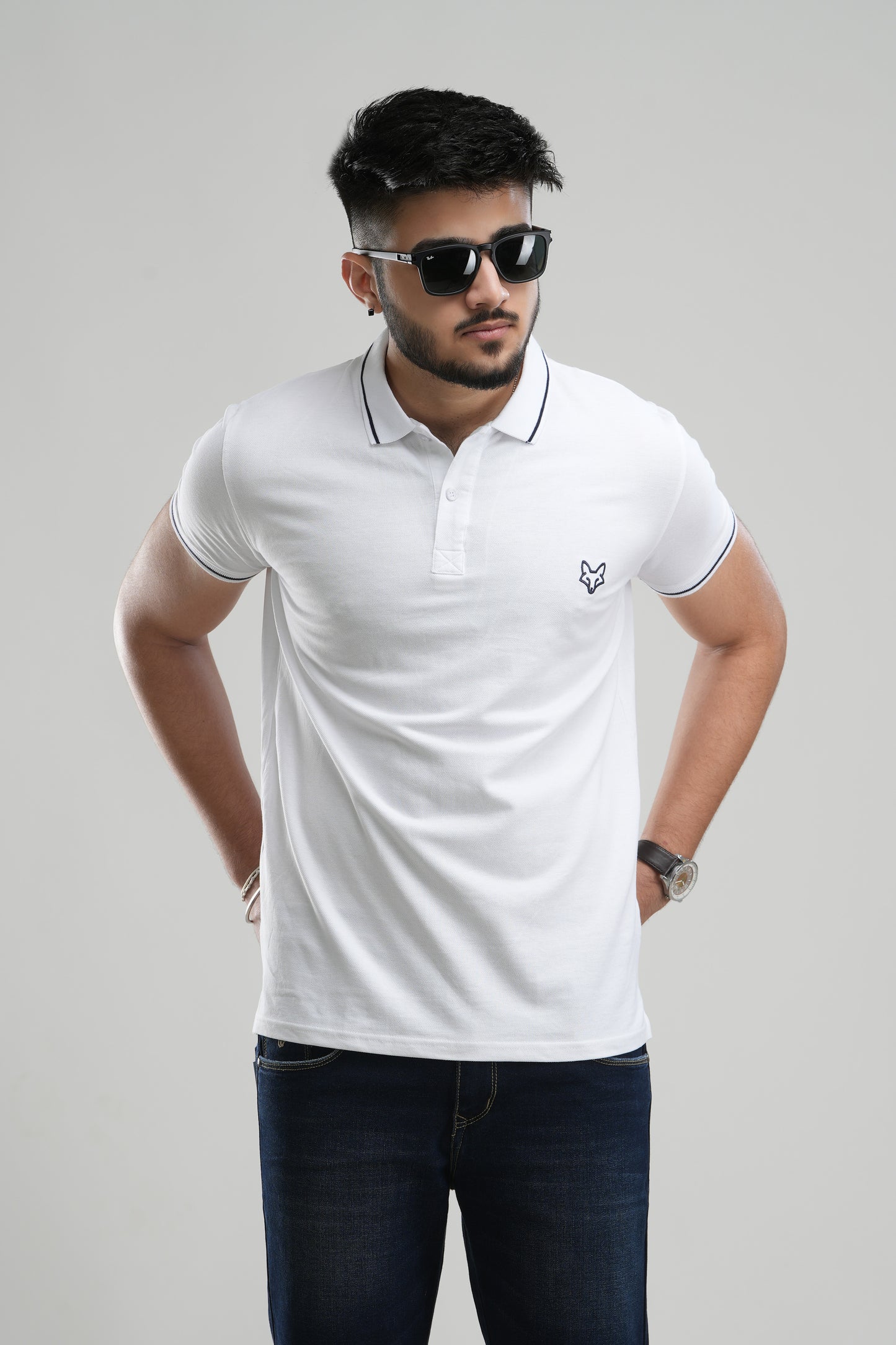 PLAIN POLO T-SHIRT