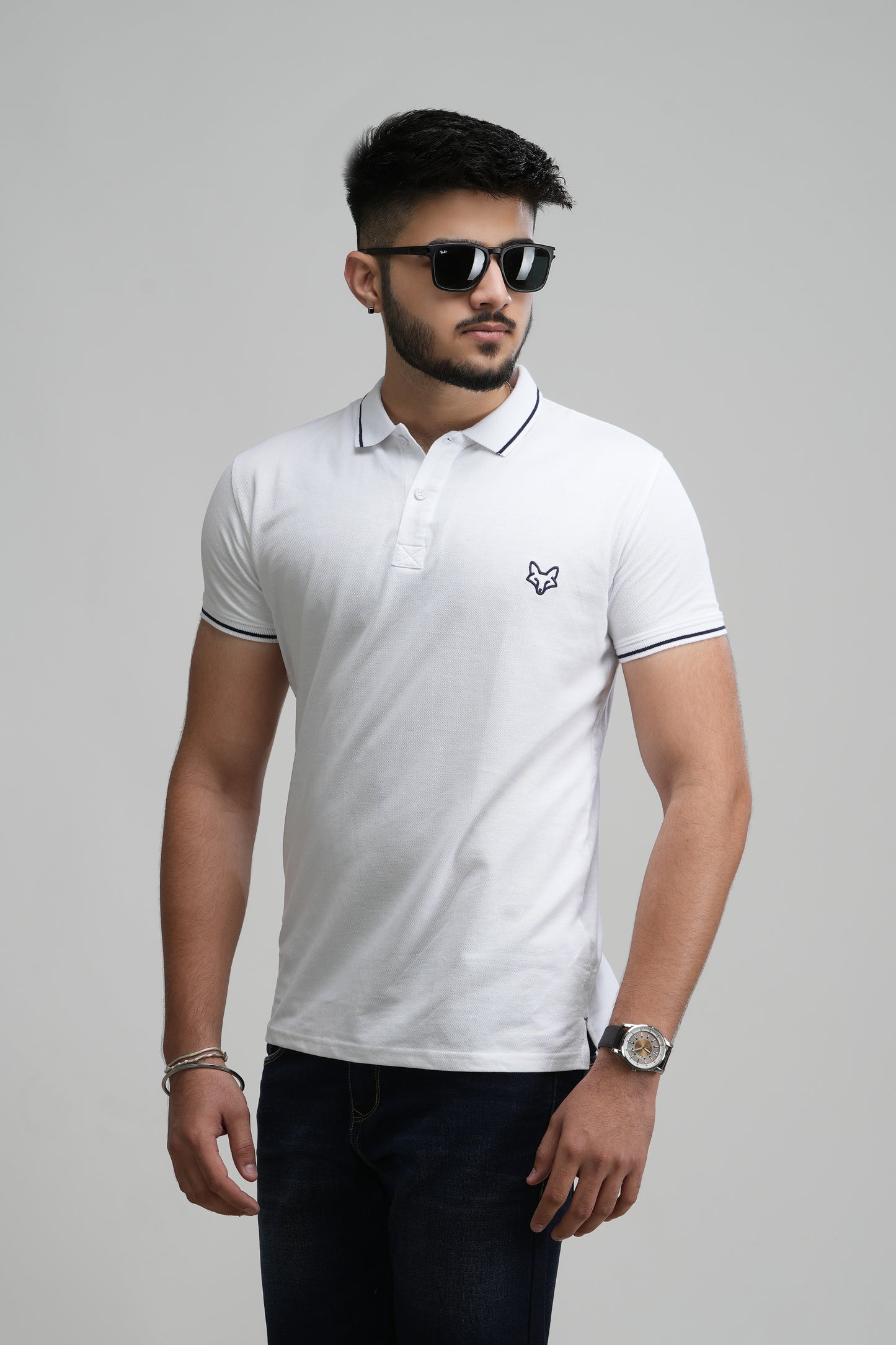 PLAIN POLO T-SHIRT