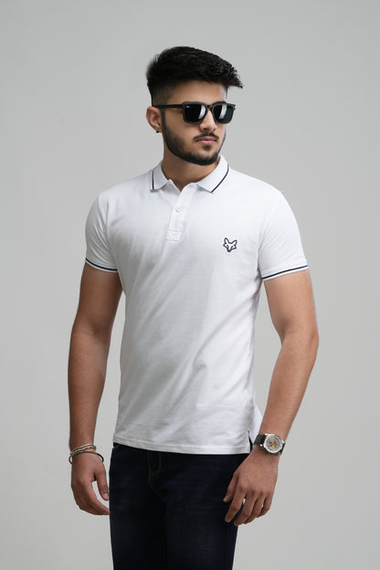 PLAIN POLO T-SHIRT