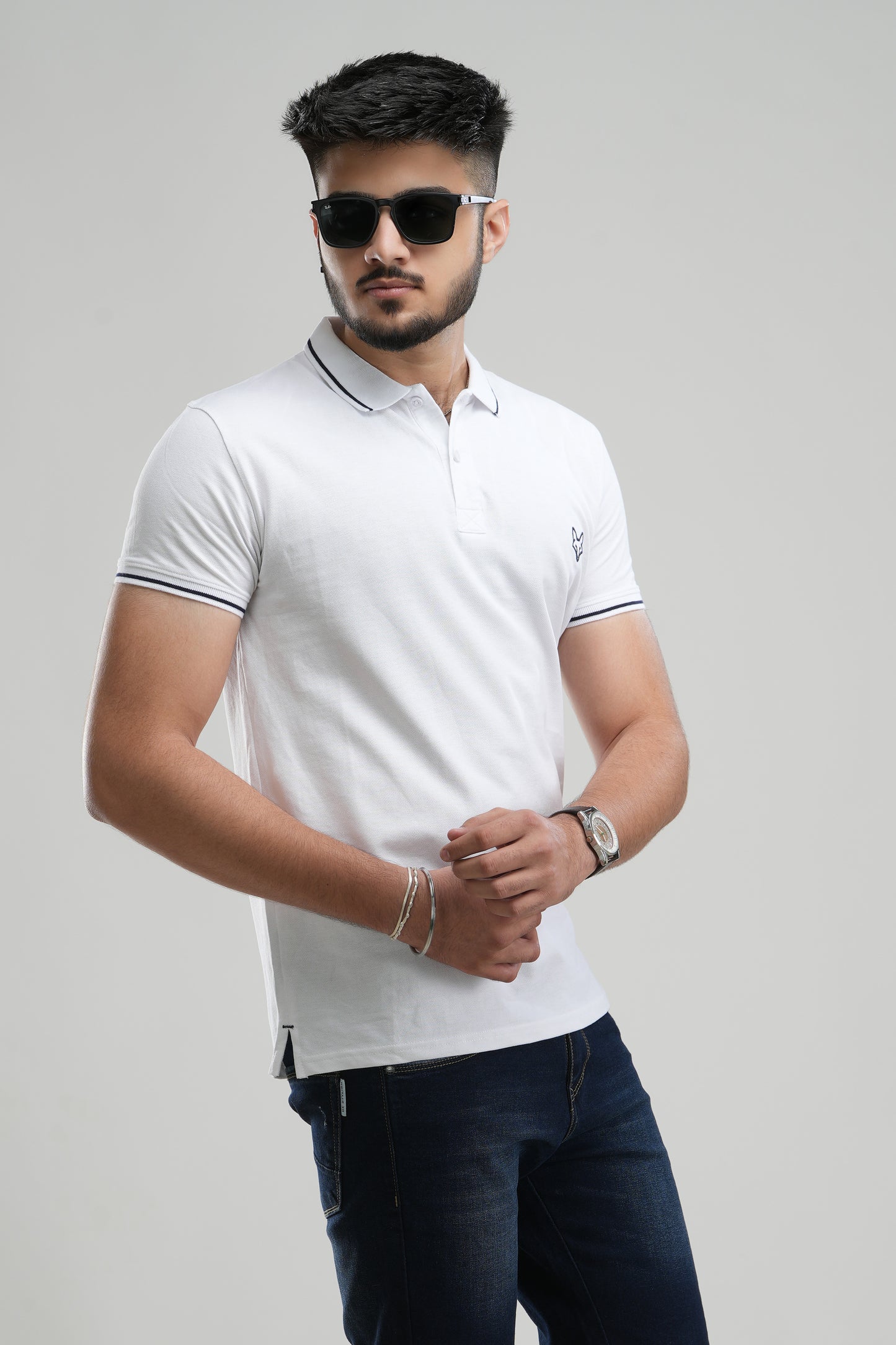 PLAIN POLO T-SHIRT