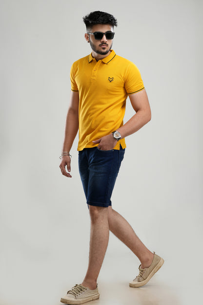 PLAIN POLO T-SHIRT