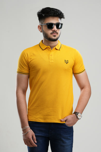 PLAIN POLO T-SHIRT