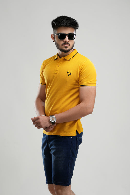 PLAIN POLO T-SHIRT