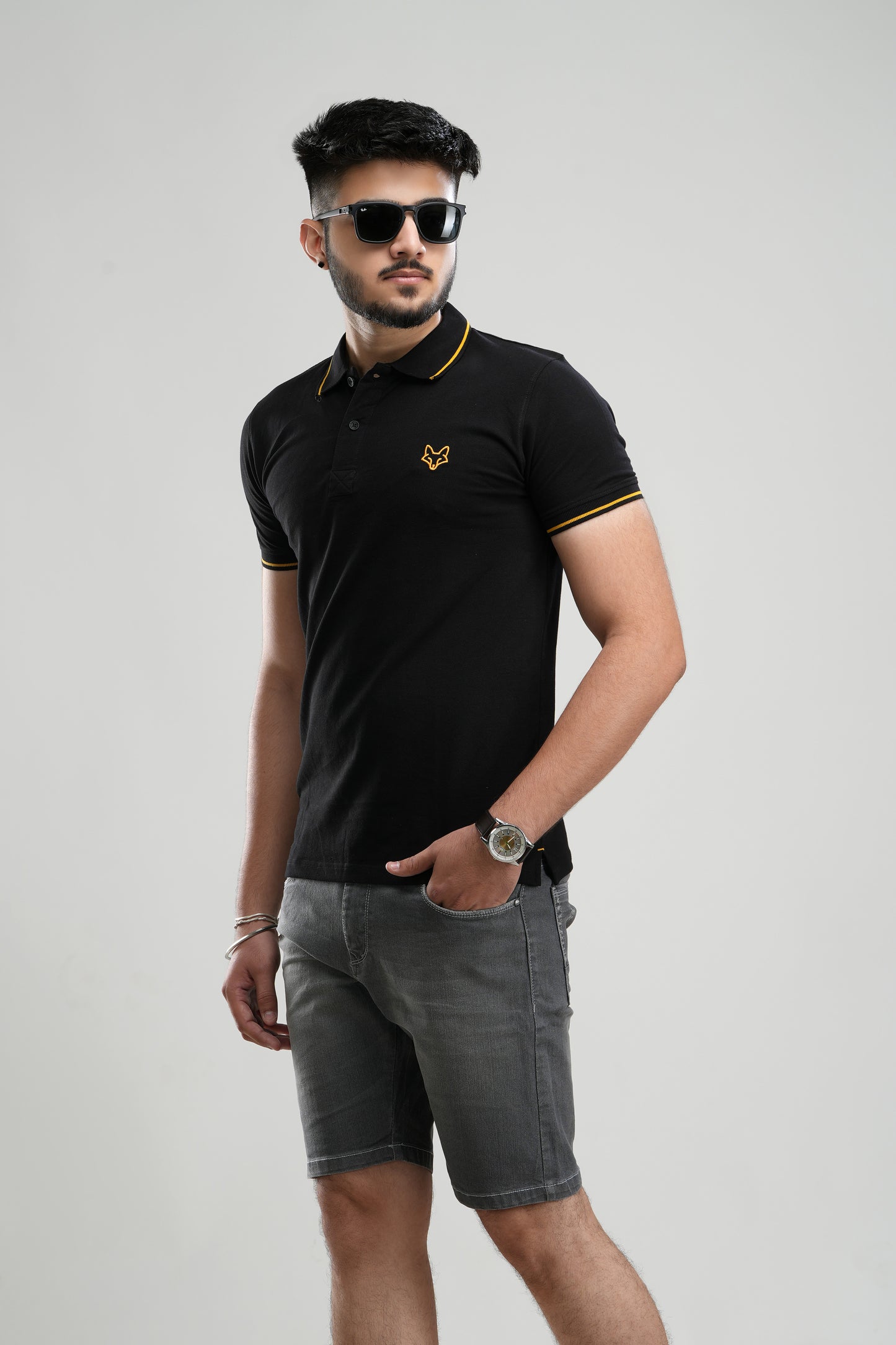 PLAIN POLO T-SHIRT