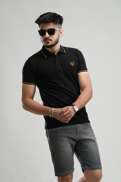 PLAIN POLO T-SHIRT