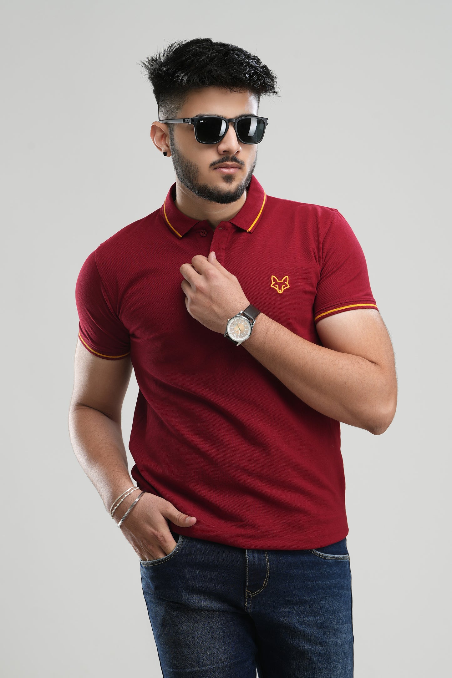 PLAIN POLO T-SHIRT