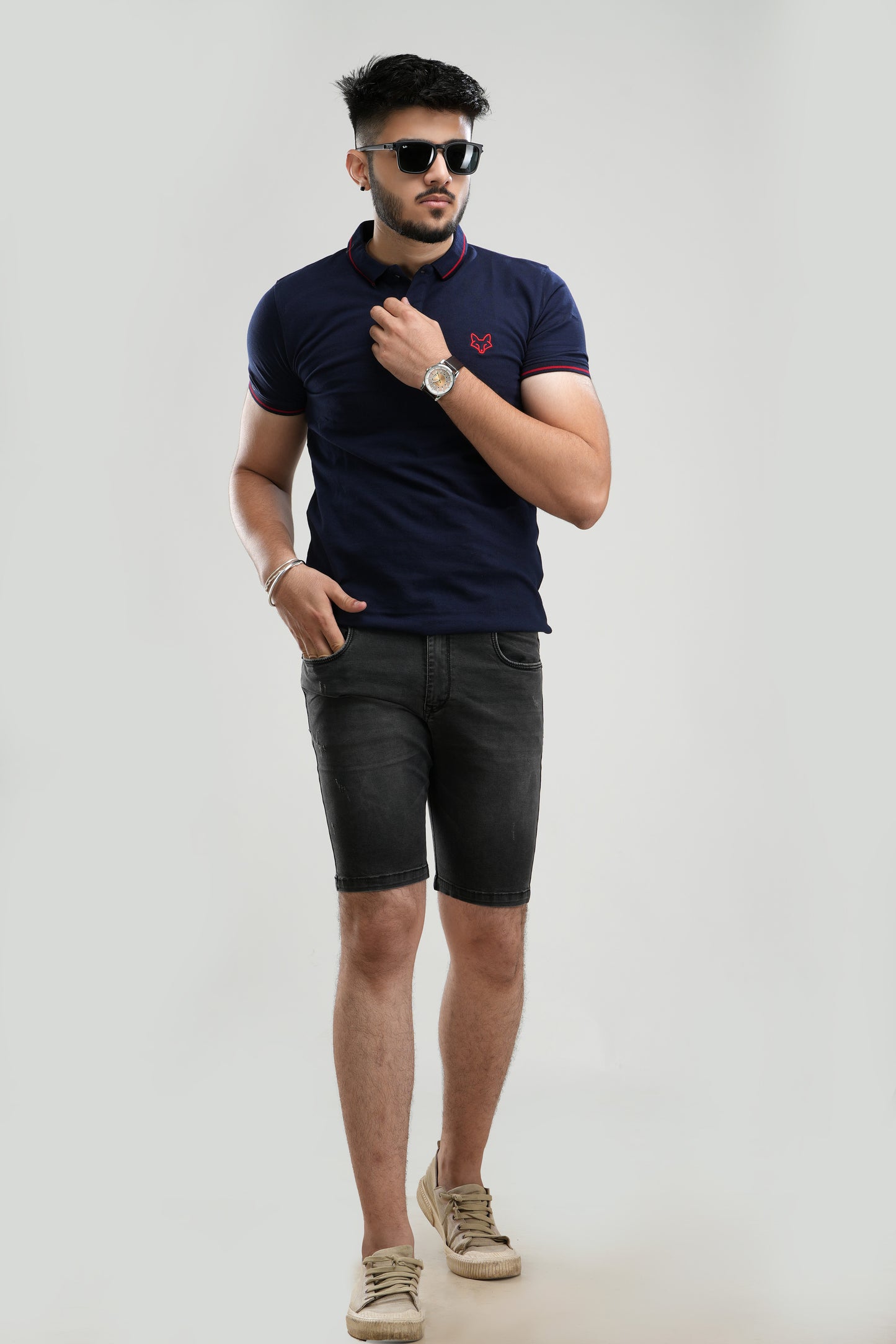 PLAIN POLO T-SHIRT