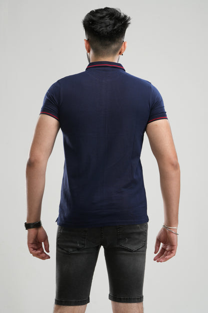 PLAIN POLO T-SHIRT