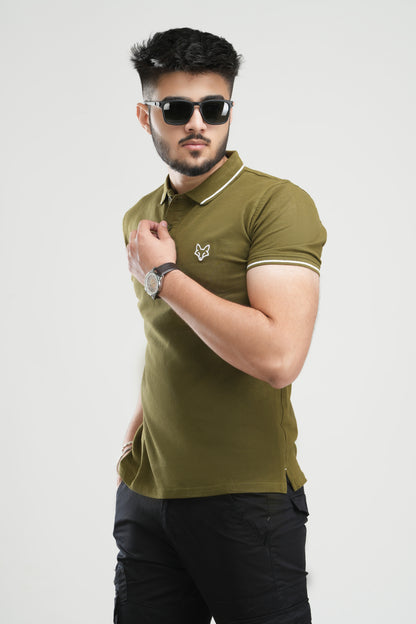 PLAIN POLO T-SHIRT